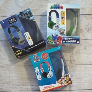 Bundle Of Three Headphones - Blue, Green, Red